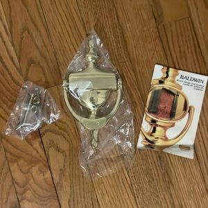 NWT - Baldwin Brass Door Knocker
